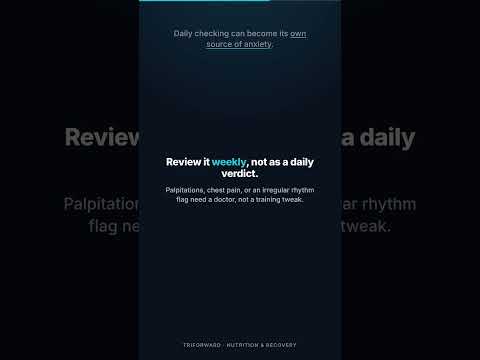 Stop reading your HRV score every morning
